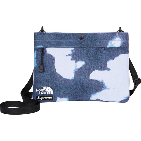 Supreme Supreme®/The North Face® Bleached Denim Print Shoulder Bag - Indigo