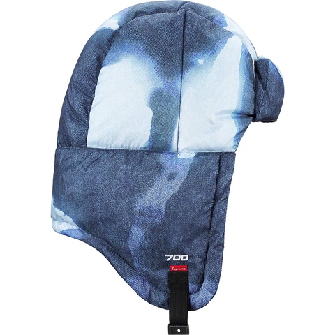 Supreme Supreme®/The North Face® Bleached Denim Print Nuptse Trooper - Indigo
