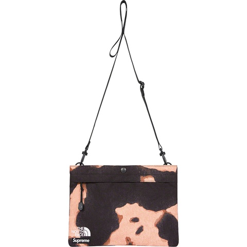 Supreme Supreme®/The North Face® Bleached Denim Print Shoulder Bag - Black