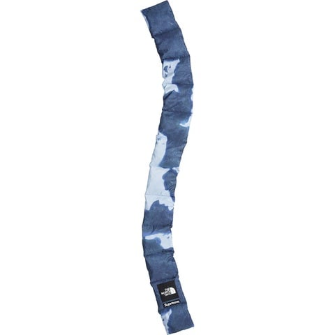Supreme Supreme®/The North Face® Bleached Denim Print 700-Fill Down Scarf - Indigo