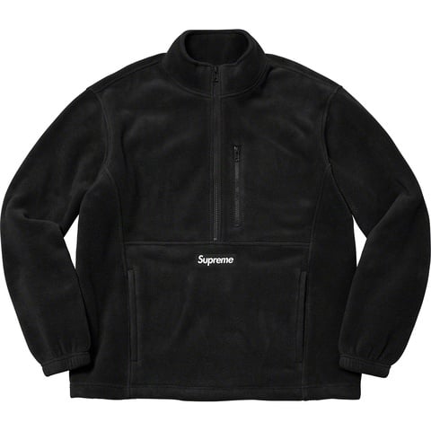 Supreme Polartec® Half Zip Pullover - Black