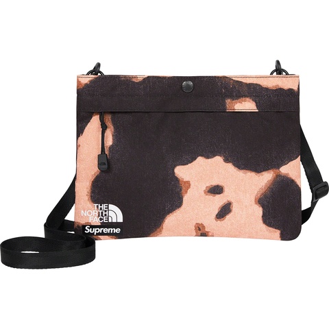 Supreme®/The North Face® Bleached Denim Print Shoulder Bag - Supreme