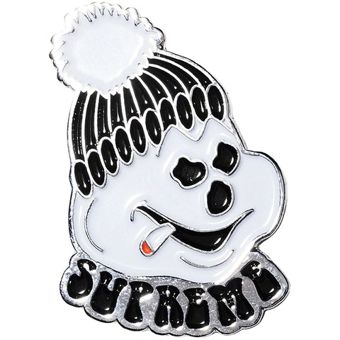 Supreme Snowman Pin - Black