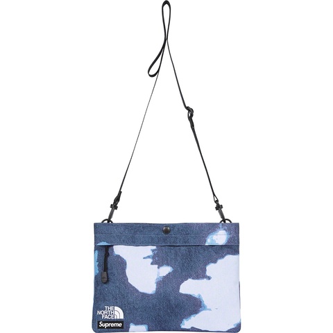 Supreme®/The North Face® Bleached Denim Print Shoulder Bag - Supreme