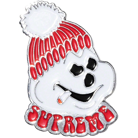 Supreme Snowman Pin - Red