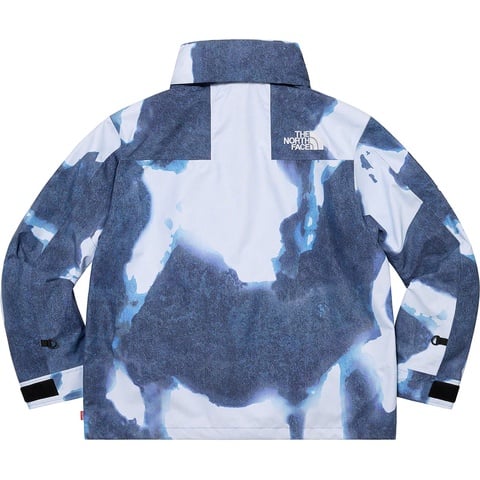 Supreme Supreme®/The North Face® Bleached Denim Print Mountain Jacket - Indigo
