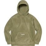 Supreme Polartec Hooded Sweatshirt (FW21) - Light Olive
