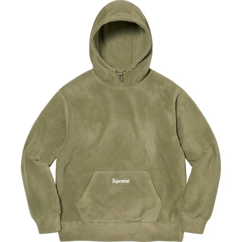 Supreme Polartec® Hooded Sweatshirt - Light Olive