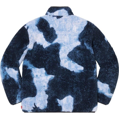 Supreme Supreme®/The North Face® Bleached Denim Print Fleece Jacket - Indigo