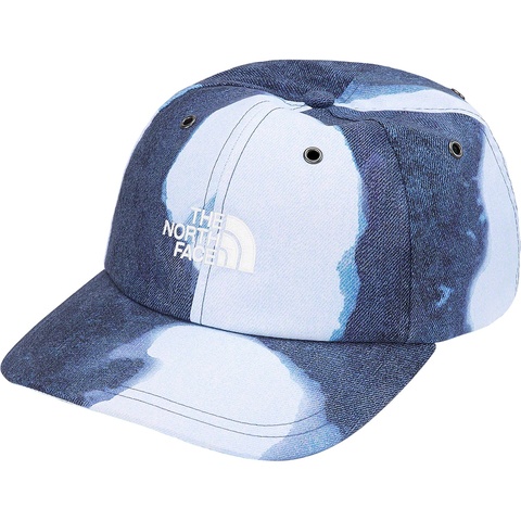 Supreme Supreme®/The North Face® Bleached Denim Print 6-Panel - Indigo