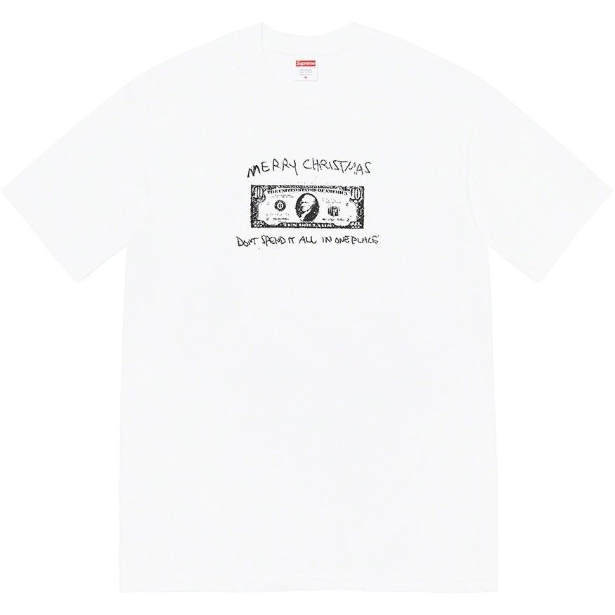 Supreme Spend It Tee (fall/winter 2021) - $38.00