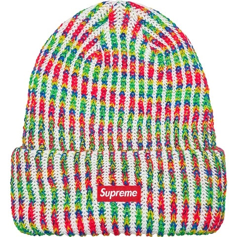 Rainbow Knit Loose Gauge Beanie - fall/winter 2021 - Supreme