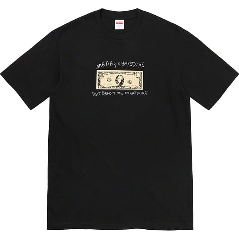 Supreme Spend It Tee - Black