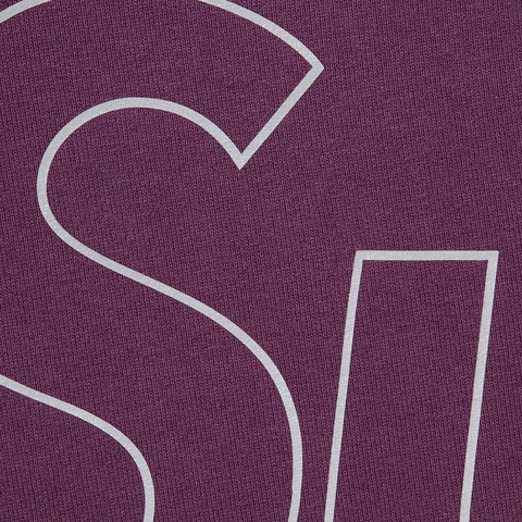 Supreme Reflective Hooded Sweatshirt - Eggplant