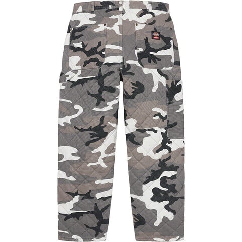 Supreme Supreme®/Dickies® Quilted Double Knee Painter Pant - Grey Camo