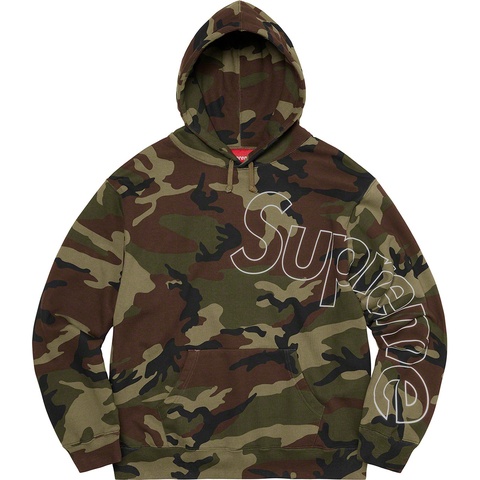 Supreme Reflective Hooded Sweatshirt - Woodland Camo