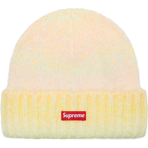 Supreme Gradient Stripe Beanie - Yellow