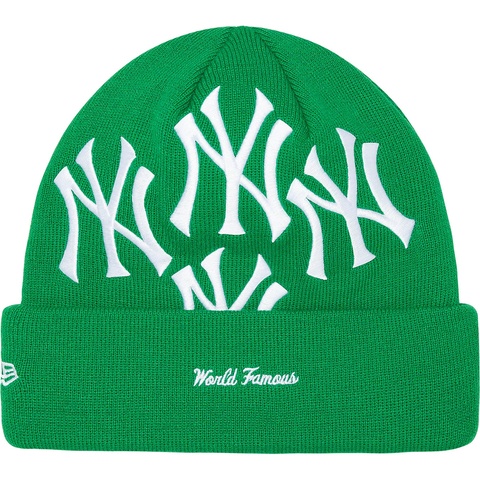 Supreme ニューヨーク・ヤンキースビーニー Supreme X New York Yankees X New Era Box Logo Beanie - Red