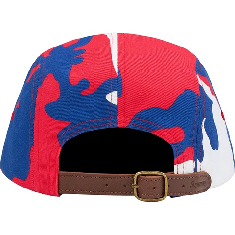 Supreme Washed Chino Twill Camp Cap - Red Camo