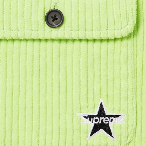 Supreme Corduroy Shirt - Pale Mint