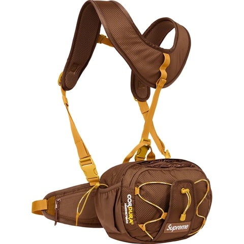 Supreme Harness Waist Bag - Brown