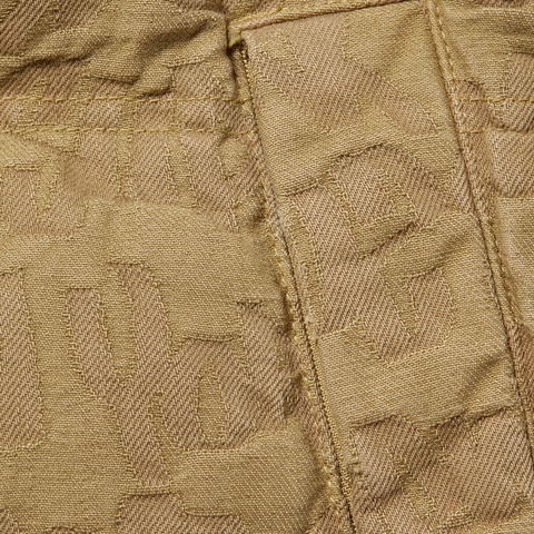 Supreme Fat Tip Jacquard Denim Puffer Jacket - Olive