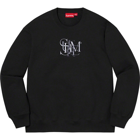Supreme Overlap Crewneck - Black