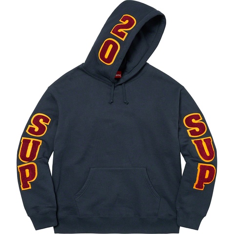 トップス Supreme 22SS Team Chenille Hooded Supreme Team Chenille Hooded Sweatshirt - Supreme