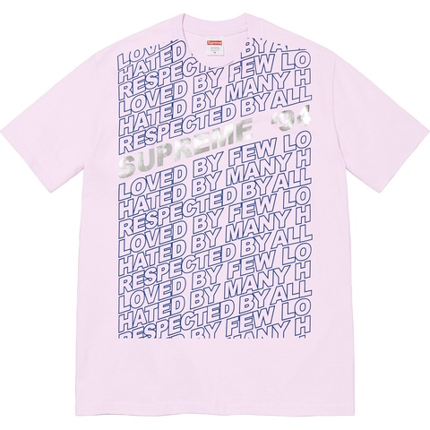 Supreme Respected Tee - Light Purple