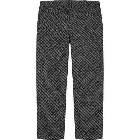 Supreme Work Pant - Black Monogram