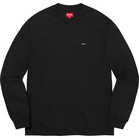 Supreme Small Box L/S Tee - Black