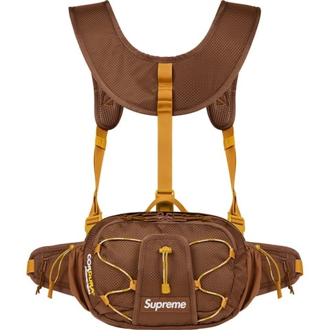 Supreme Harness Waist Bag - Brown