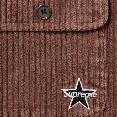 Supreme Corduroy Shirt - Brown