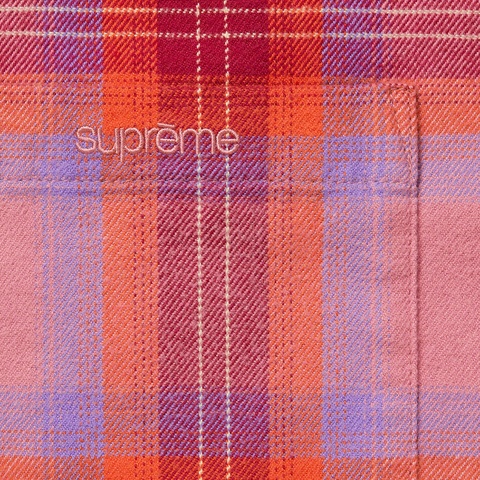 Brushed Plaid Flannel Shirt - spring/summer 2022 - Supreme
