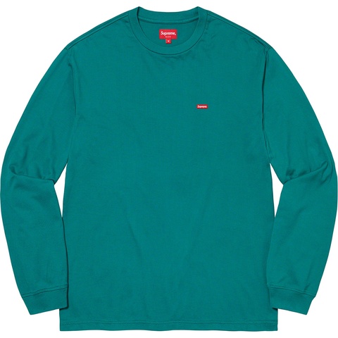 Supreme Small Box L/S Tee - Teal