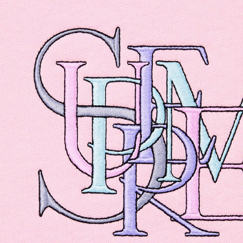 Supreme Overlap Crewneck - Light Pink