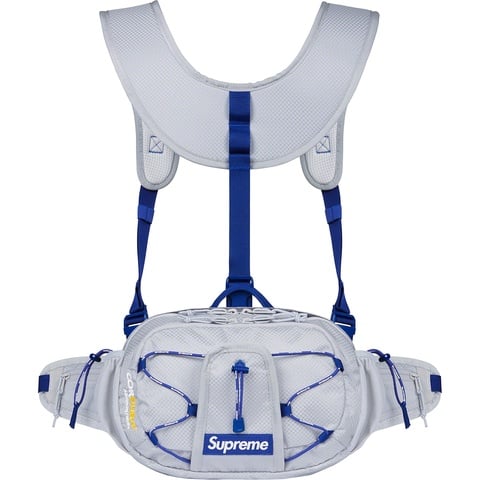 Supreme Harness Waist Bag - Silver