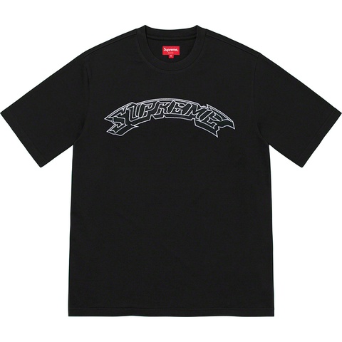 Supreme Appliqué Arc S/S Top - Black