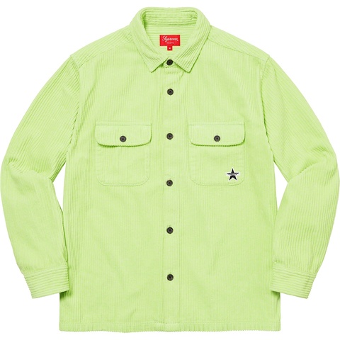 Supreme Corduroy Shirt - Pale Mint
