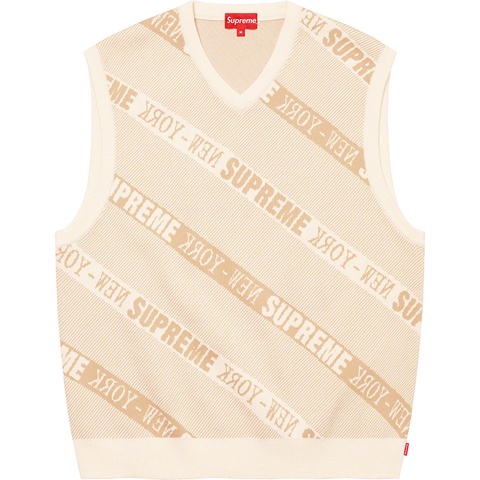 Stripe Sweater Vest - spring/summer 2022 - Supreme