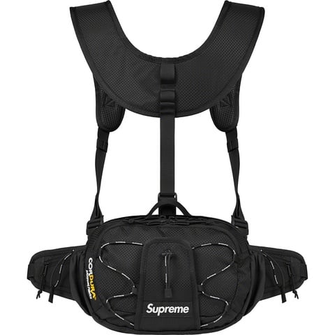 Supreme Harness Waist Bag - Black