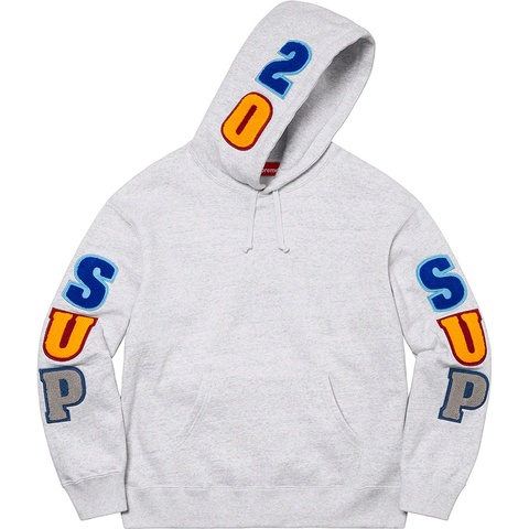 Supreme Team Chenille Hooded Sweatshirt - Supreme