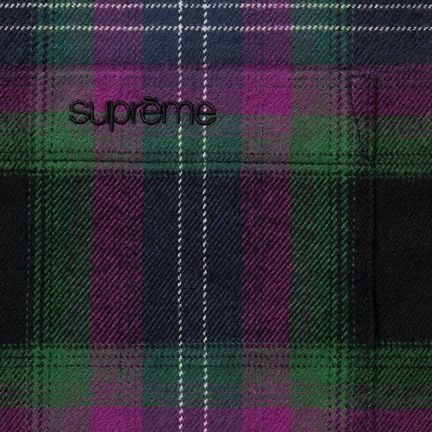 Brushed Plaid Flannel Shirt - spring/summer 2022 - Supreme