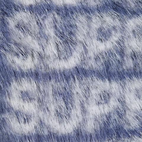 Supreme Faux Fur Hooded Coat - Purple