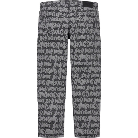 Fat Tip Jacquard Regular Jean - spring/summer 2022 - Supreme