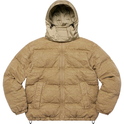 Fat Tip Jacquard Denim Puffer Jacket - Supreme Fat Tip Jacquard Denim Puffer Jacket - Supreme
