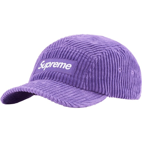 Supreme Corduroy Camp Cap - Lavender
