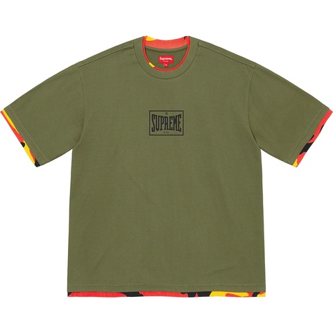 Supreme Layered S/S Top - Light Olive