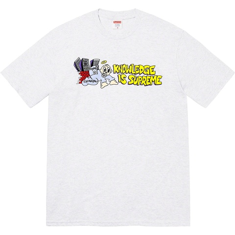 Supreme Knowledge Tee - Ash Grey