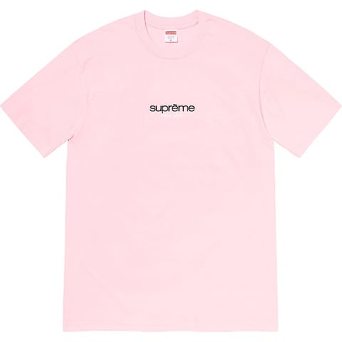 Supreme Classic Logo Tee - Light Pink